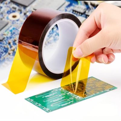 İyi fiyat 500V Dielektrik Güçlü Yüksek Sıcaklık Uygulamaları için Sıcak Erimiş Polyimid Teyp çevrimiçi